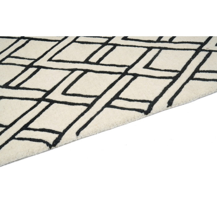 Alfombra BROOKLYN BLACK (Colección Hecha a Mano)
